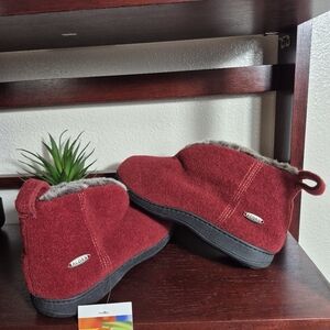 Womens Size 7.5 Women's Faux Fur Chinchilla Bootie Slipper